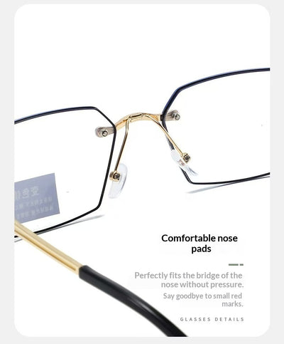 Gafas Bifocales para Hombre con Lentes Fotocromáticas sin Marco - Image 7