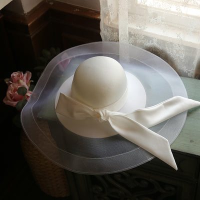 Sombrero Elegante para Sesión de Fotos de Novia - Image 6