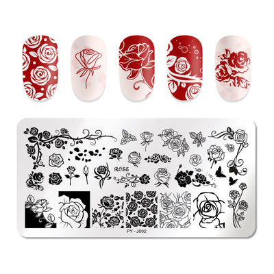 Plantilla de Estampado para Uñas - Kit Profesional de Transferencia - Image 9