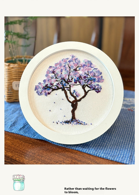 Kit de Bordado Principiante con Árbol Colgante - Pintura Textil - Image 18
