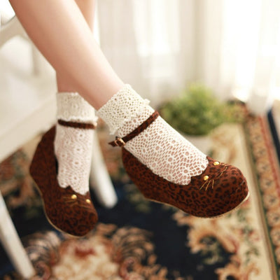 Zapatos Plataforma Leopardo con Cuña para Mujer - Image 13
