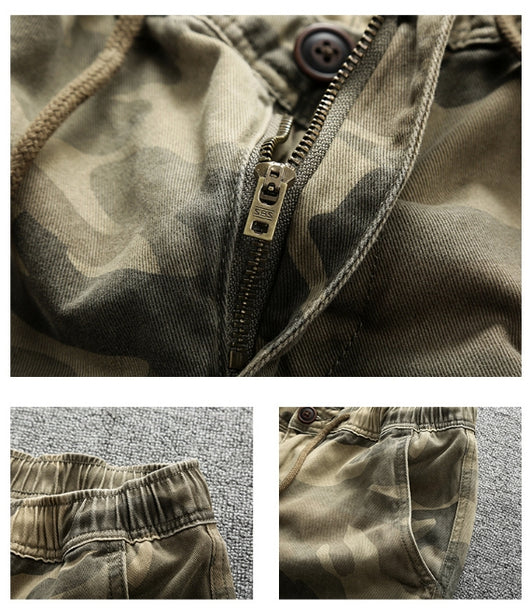 Pantalones Cortos de Trabajo Deportivo en Algodón con Cinco Bolsillos - Image 13