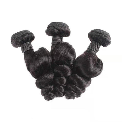 Extensiones de Cabello Tejido Negro para Mujer - Image 4