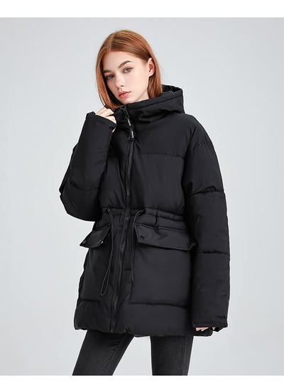 Chaqueta Acolchada de Algodón con Capucha - Versátil y Elegante - Image 26