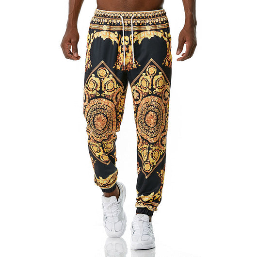 Pantalones de jogging estampados - Comodidad casual para el día a día - Image 8