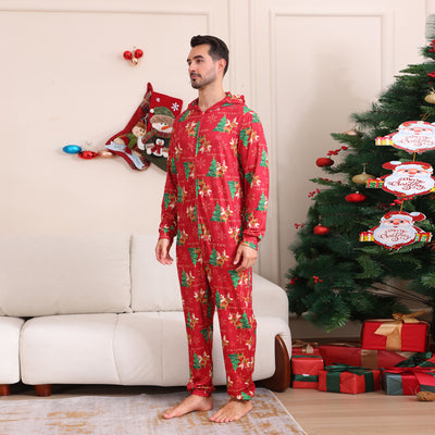 Conjunto Navideño Familiar de Pantalones Largos para Niños y Niñas - Image 3