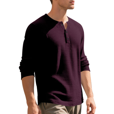 Camiseta Manga Larga Henry Estilo Retro - Image 50