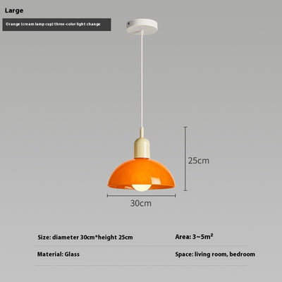 Lámpara Colgante Bauhaus Retro de Cristal para Restaurante - Image 19