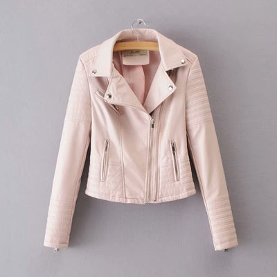 Chaqueta de Cuero Motociclista Ajustada Estilo Europeo - Image 9