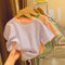 Blusa para Bebé Niña con Rayas de Contraste