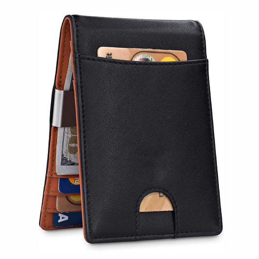 Cartera RFID para Hombre en Cuero Genuino - Protección Contra Robo de Datos - Image 5