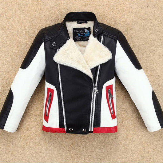Chaqueta de Cuero Grueso para Niño - Diseño Elegante y Duradero - Image 4