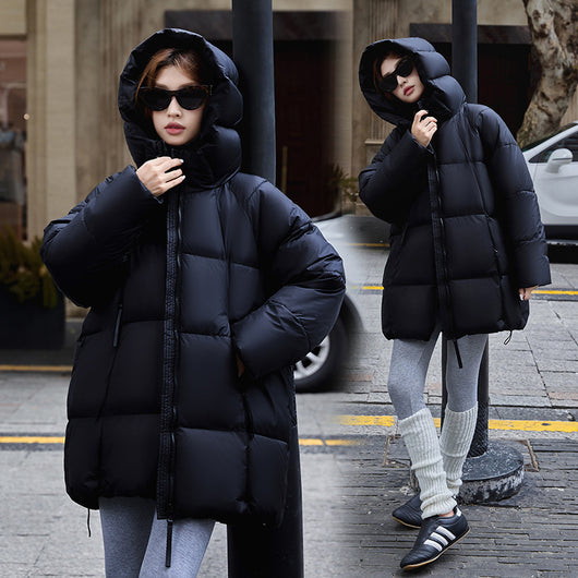 Chaqueta de Invierno Acolchada con Capucha para Mujer - Image 8