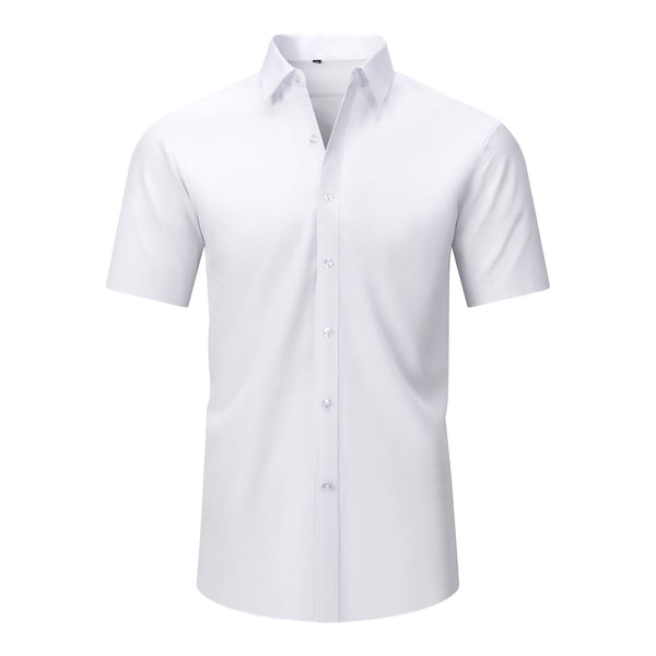Camisa Manga Larga Elástica sin Planchado para Hombre