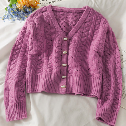 Cardigan Abierto con Espacios y Mangas Largas - Image 5