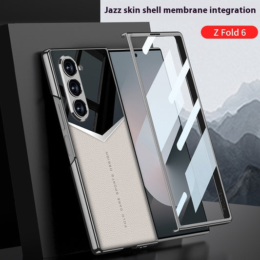 Funda de Cuero para Teléfono con Protección Antigolpes y Película Integrada - Image 2
