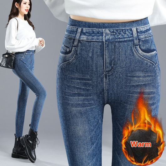 Leggings Ajustados de Talle Alto para Mujer con Corte Pencil Oversized - Image 6