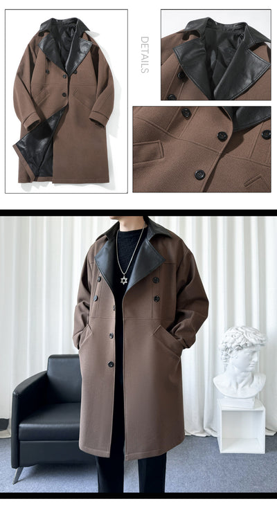 Abrigo Trinchera Versátil para Hombre - Elegancia Moderna - Image 7