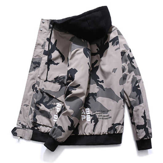 Chaqueta Piloto con Capucha para Hombre - Estilo Primavera - Image 8