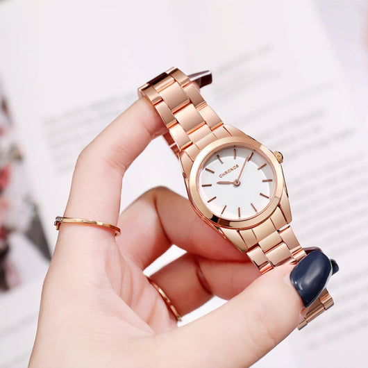 Reloj Chronos para Mujer Casual Resistente al Agua con Movimiento de Cuarzo