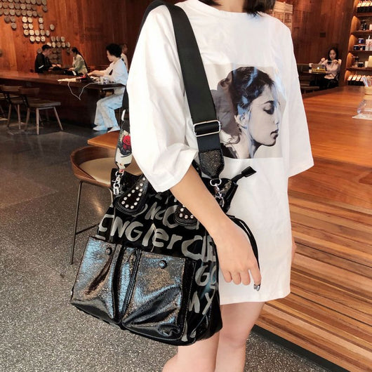 Bolso Mensajero Mujer Capacidad Grande Estilo Atmosférico - Image 6