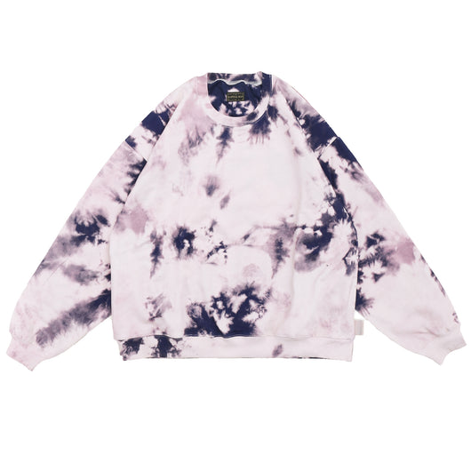 Suéter Hombre Tie-Dye Retro Japonés con Virgen María y Costuras Artesanales - Image 4