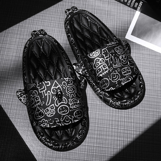 Pantuflas de Pareja Tiburón Adorable Talla Grande - Image 27