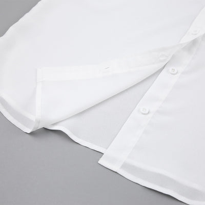 Blusa de Gasa Patchwork en Colores Contrastantes - Image 9