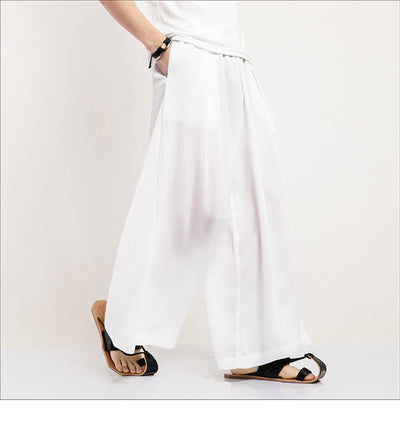 Pantalones Casuales Rectos Holgados Inspirados en Estilo Asiático - Image 12