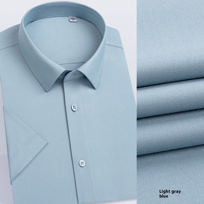 Camisa de Seda de Morera para Hombre - Impermeable y Sin Planchado - Image 9