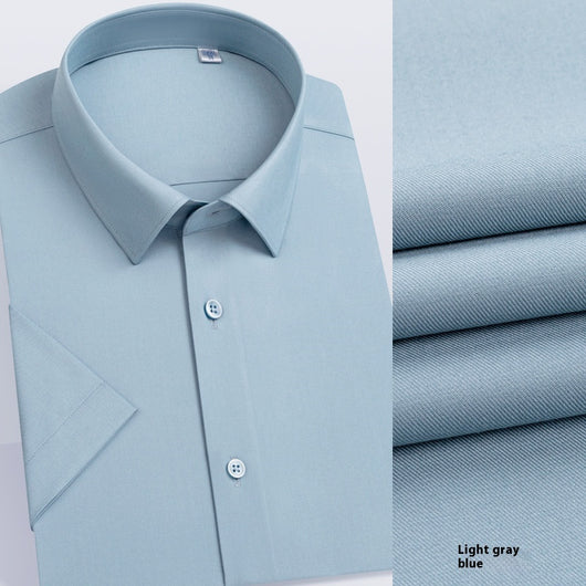 Camisa de Seda de Morera para Hombre - Impermeable y Sin Planchado - Image 9