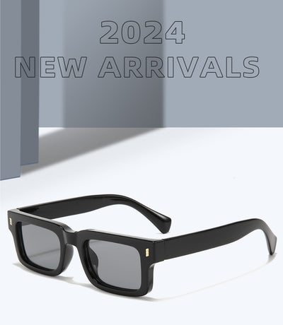 Gafas de Sol Retro Rectangulares Vintage para Hombre - Image 17