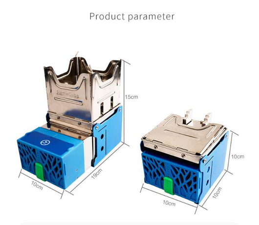 Estufa Portátil de Campaña Plegable - Generador de Fuego para Acampar - Image 8