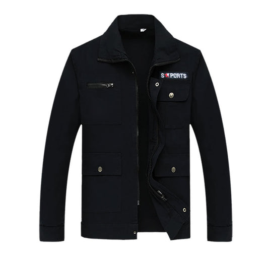 Chaqueta de Trabajo de Algodón con Refuerzos - Manga Larga Profesional - Image 4
