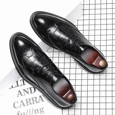 Zapatos de Cuero para Hombre con Punta Afilada y Caña Media - Image 15