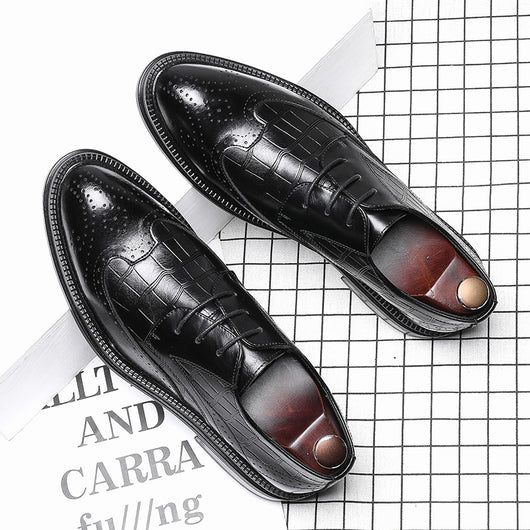 Zapatos de Cuero para Hombre con Punta Afilada y Caña Media - Image 15