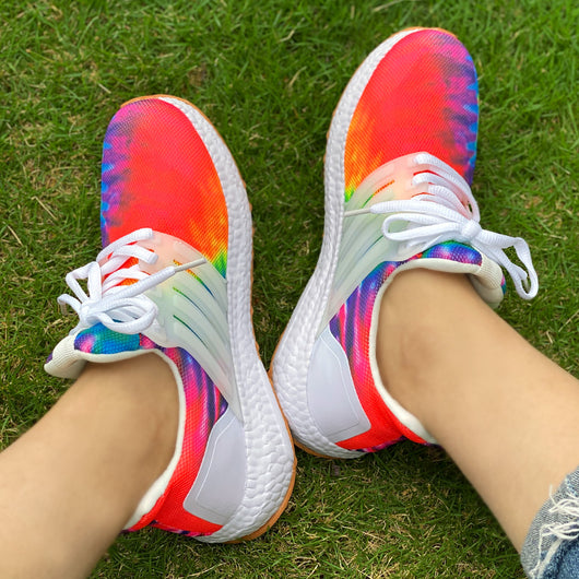 Zapatillas Deportivas Mujer Talla Grande con Suela Gruesa y Diseño Graffiti - Image 18