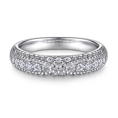 Anillo de Plata Esterlina para Pareja con Circón Brillante - Image 3