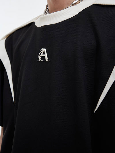 Camiseta Oversize de Verano con Textura Deconstruida y Corte Asimétrico - Image 7