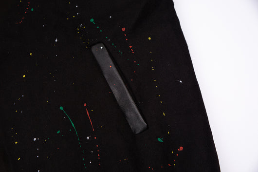 Chaqueta de Béisbol Hombre con Mangas Estampadas Efecto Tinta - Image 17