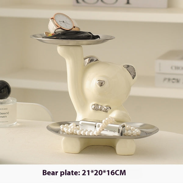 Bandeja Decorativa Crema para Entrada - Organizador de Llaves y Accesorios - Image 6
