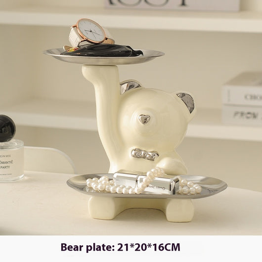 Bandeja Decorativa Crema para Entrada - Organizador de Llaves y Accesorios - Image 6