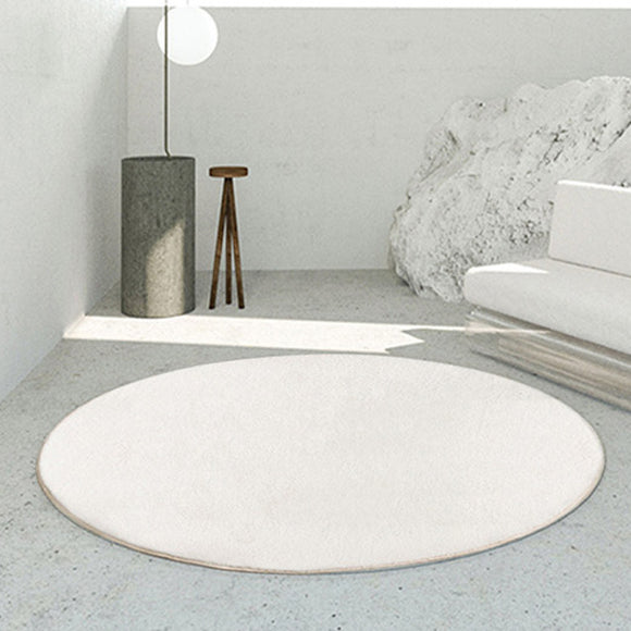 Thick Plush Round Home Rug