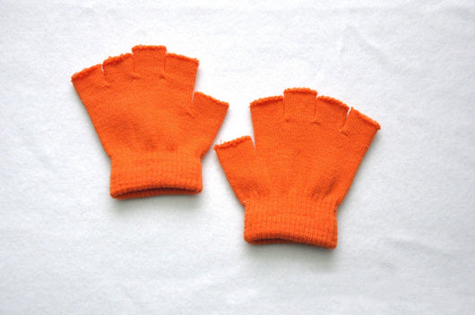Guantes Tejidos Medio Dedo Color Sólido para Niños - Calidez sin Límites - Image 25