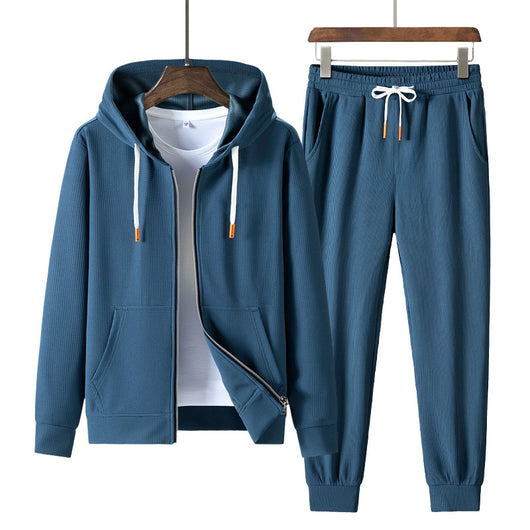 Sudadera Deportiva con Capucha Texturizada Waffle para Hombre - Image 2