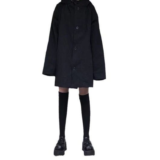 Abrigo Holgado con Capucha para Mujer - Estilo Urbano - Image 5