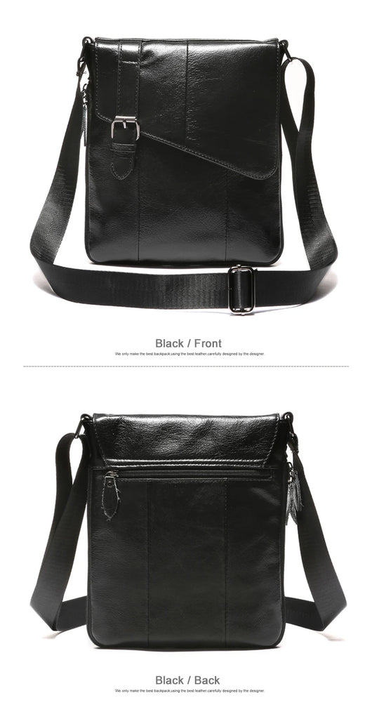 Bolso de Cuero Genuino para Hombro - Piel Flor de Res - Image 11