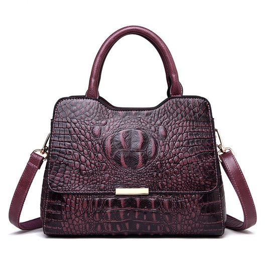 Bolso Bandolera Madre Cuero Charol Elegante - Image 3