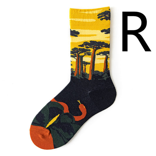 Calcetines Retro para Hombre de Algodón Premium - Image 32