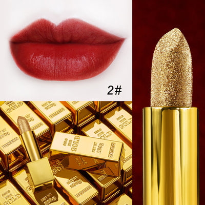 Labial Líquido Mate Velvet con Acabado Dorado - Larga Duración y Resistente - Image 8